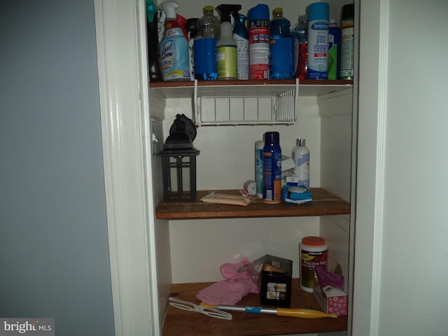 view of pantry