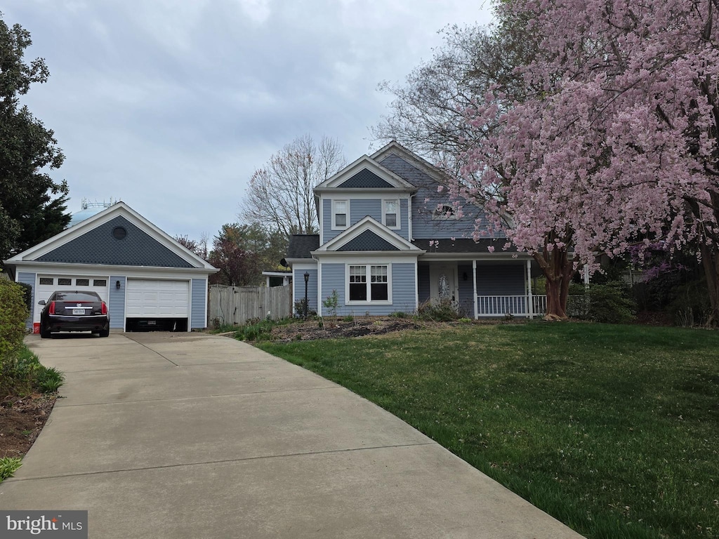 4501 Peppermill Ct, Dumfries, VA 22025 - view of front of home with covered porch
