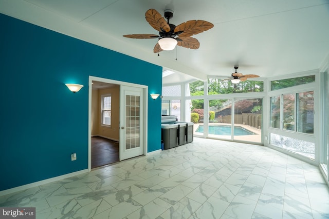 4501 Peppermill Ct, Dumfries, VA 22025 - unfurnished sunroom featuring french doors