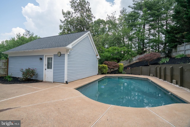 4501 Peppermill Ct, Dumfries, VA 22025 - view of pool with a fenced backyard and a patio
