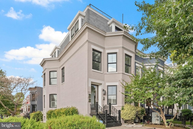 900 11th St NE Unit 1, Washington, DC 20002 - second empire-style home with brick siding and mansard roof