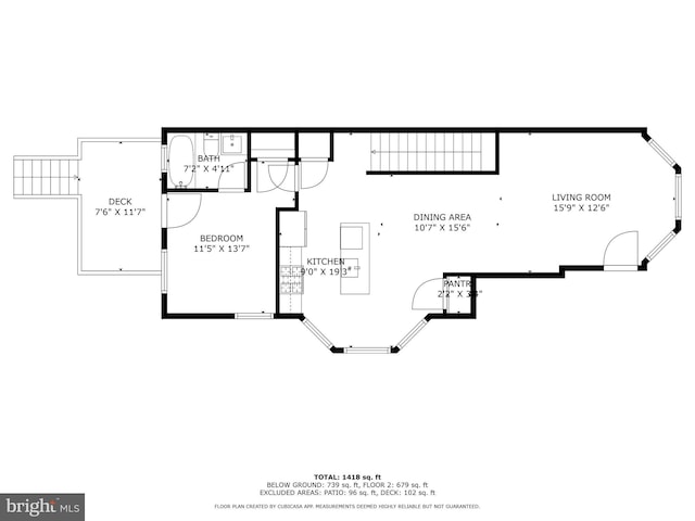 900 11th St NE Unit 1, Washington, DC 20002 - plan