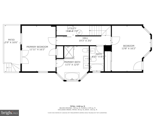 900 11th St NE Unit 1, Washington, DC 20002 - plan