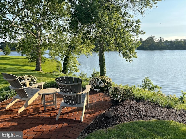 5464 Cherry Hill Ln, Salisbury, MD 21801 - view of patio / terrace with a water view