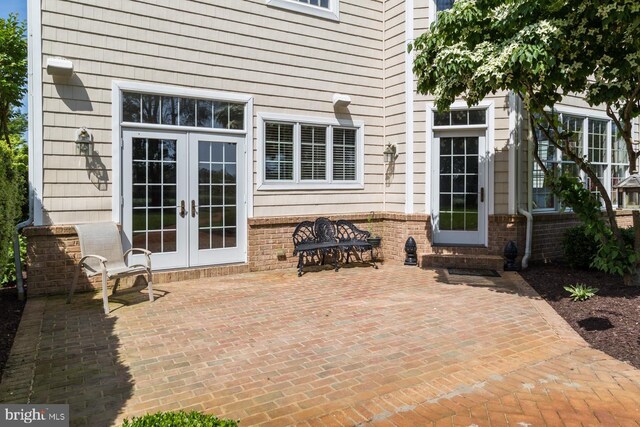 5464 Cherry Hill Ln, Salisbury, MD 21801 - view of patio / terrace featuring french doors