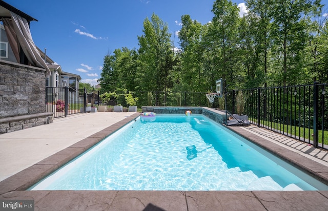 187 Verbena Dr, Stafford, VA 22554 - view of pool featuring fence