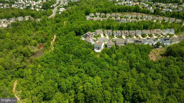 187 Verbena Dr, Stafford, VA 22554 - aerial view of property's location featuring a heavily wooded area and nearby suburban area