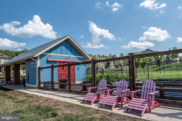 187 Verbena Dr, Stafford, VA 22554 - view of home's community featuring fence and an outdoor structure