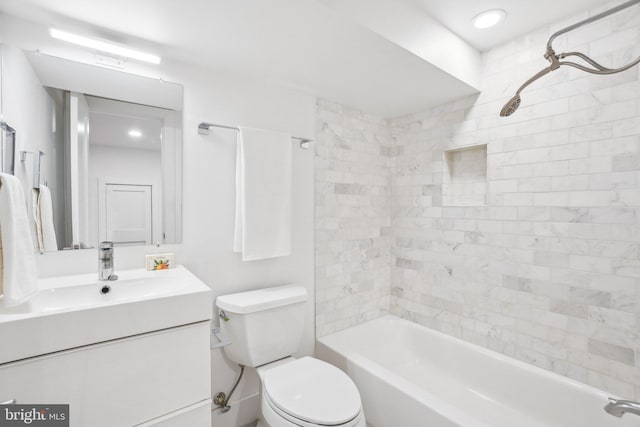1526 Swann St NW, Washington, DC 20009 - full bath with vanity and shower / tub combination