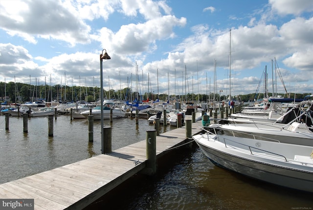 61 E Lake Dr, Annapolis, MD 21403 - view of dock with a water view