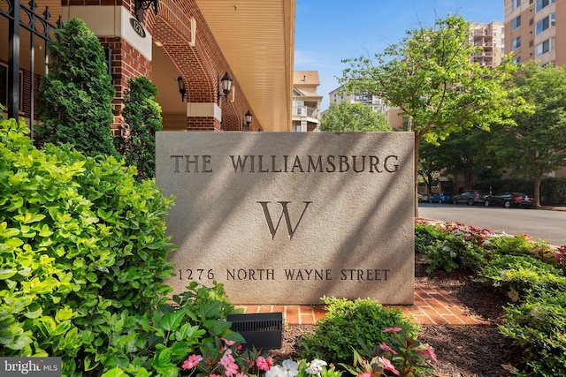 1276 N Wayne St Unit 408, Arlington, VA 22201 - view of community sign