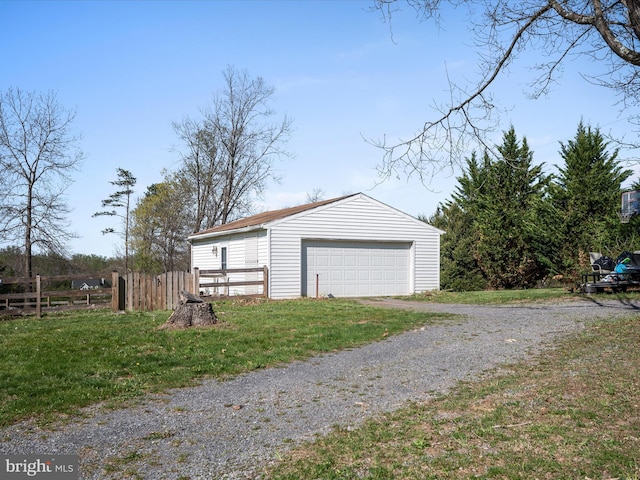 2796 Green Spring Rd, Winchester, VA 22603 - detached garage featuring fence
