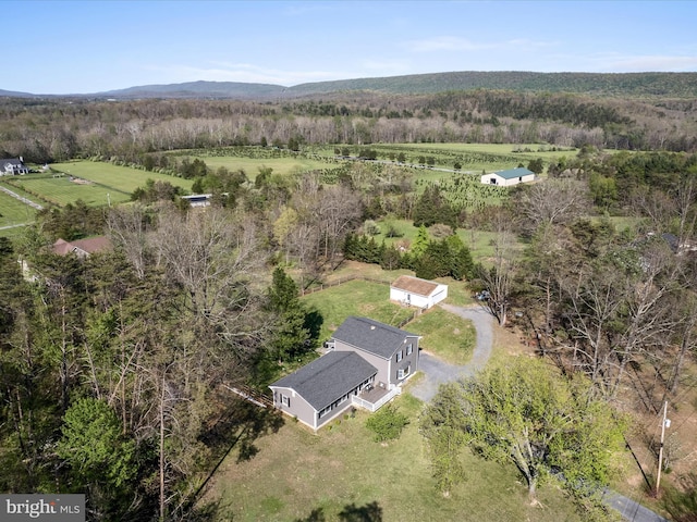 2796 Green Spring Rd, Winchester, VA 22603 - bird's eye view featuring a wooded view and a rural view