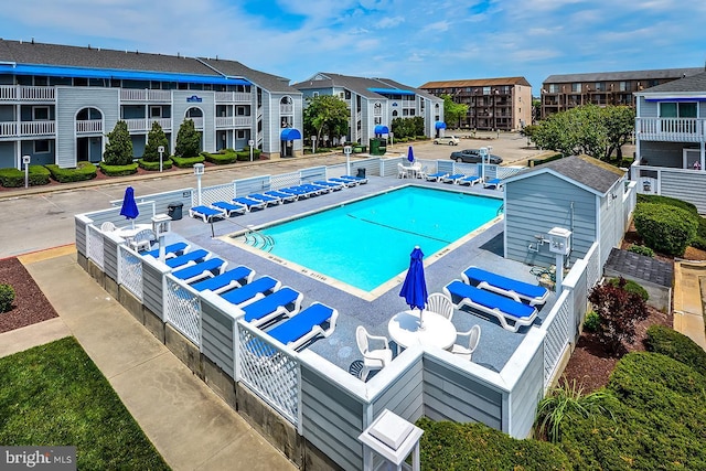 12301 Jamaica Ave Unit E21605, Ocean City, MD 21842 - pool with a patio area and fence