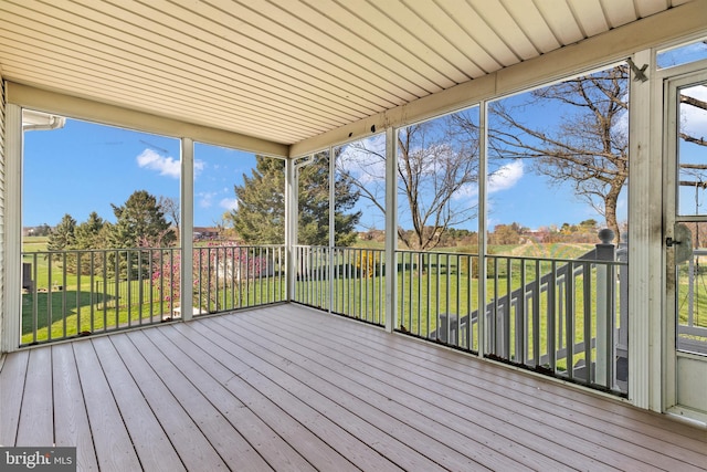 878 Buttermilk Ct, Harrisburg, PA 17111 - unfurnished sunroom featuring a healthy amount of sunlight