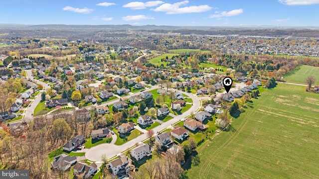 878 Buttermilk Ct, Harrisburg, PA 17111 - bird's eye view with a residential view