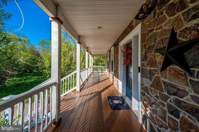 972 Smithbridge Rd, Glen Mills, PA 19342 - deck featuring a porch