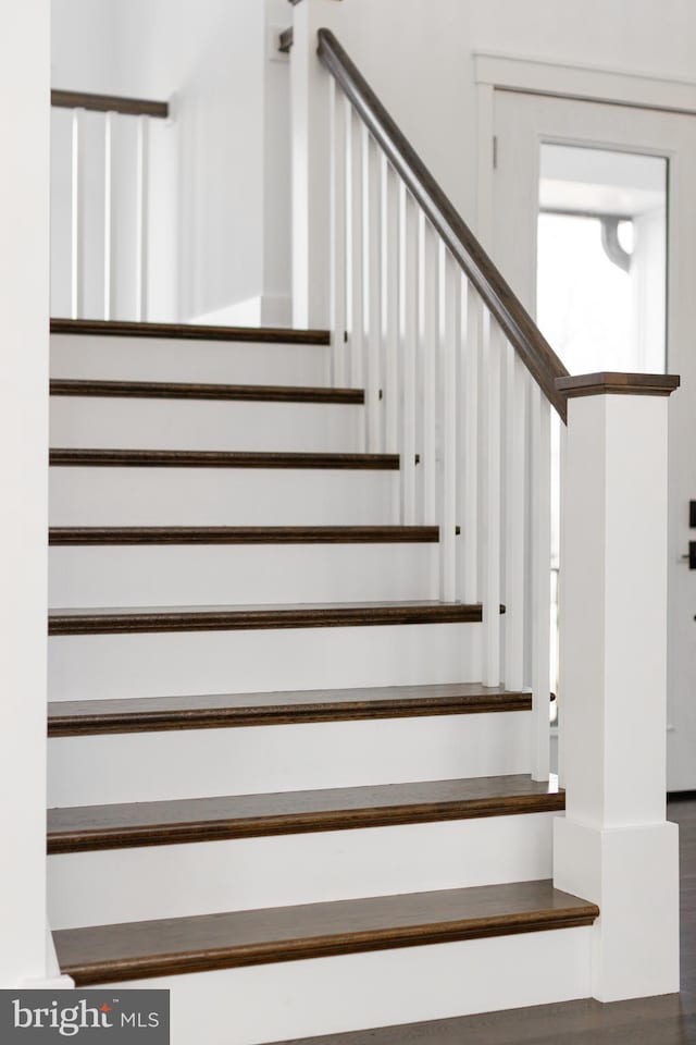 330 Trout Rd, State College, PA 16801 - stairway with wood finished floors