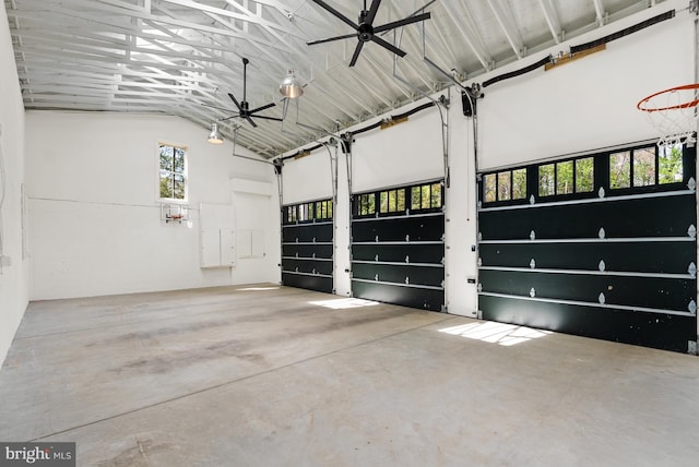 827 Turkey Run Rd, Mclean, VA 22101 - garage with a ceiling fan