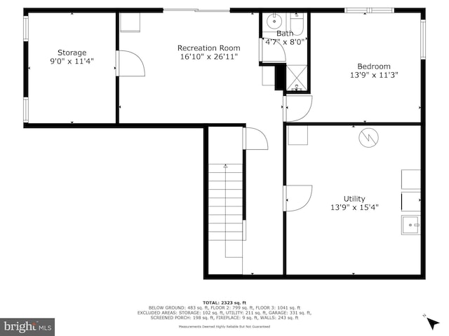 8219 Selwin Ct, Baltimore, MD 21237 - home floor plan
