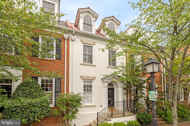 808 Cameron St, Alexandria, VA 22314 - view of front of home featuring brick siding