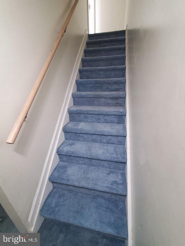 view of staircase