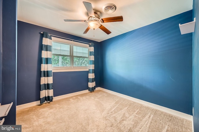 302 Haskell Dr, Arnold, MD 21012 - unfurnished room with a ceiling fan, carpet flooring, and baseboards