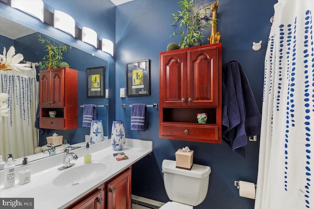 13113 Little Hayden Cir Unit 87, Hagerstown, MD 21742 - full bathroom with toilet, a baseboard radiator, and vanity