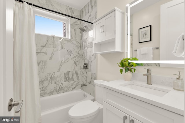 41 Q St NE Unit 2, Washington, DC 20002 - full bathroom featuring shower / bath combo with shower curtain, vanity, and toilet
