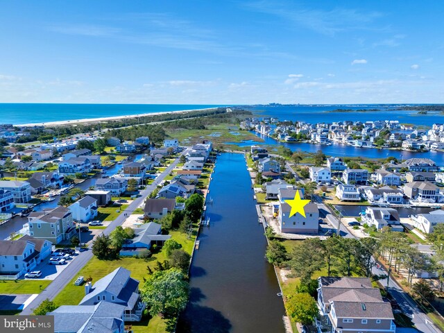 318 York Rd, South Bethany, DE 19930 - aerial view of residential area with a nearby body of water