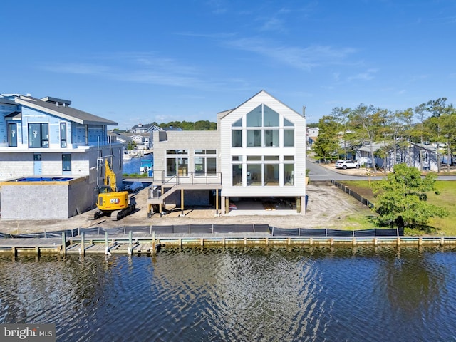 318 York Rd, South Bethany, DE 19930 - back of house featuring a water view