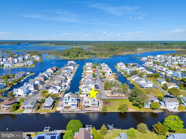 318 York Rd, South Bethany, DE 19930 - aerial overview of property's location featuring a large body of water and nearby suburban area