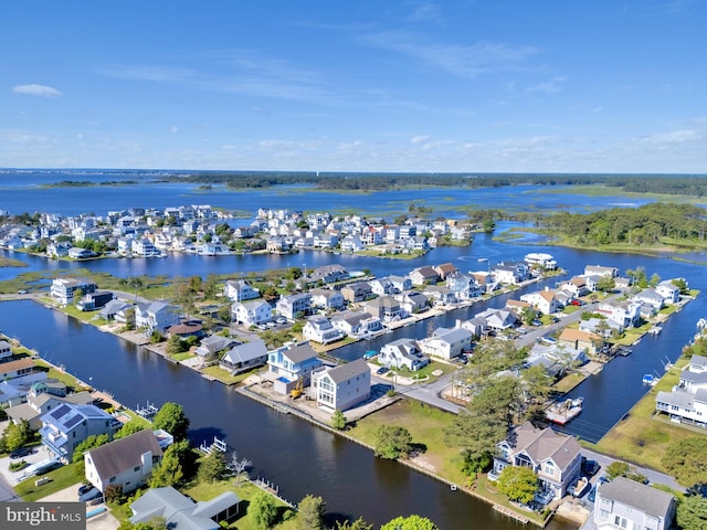 318 York Rd, South Bethany, DE 19930 - aerial view of property and surrounding area featuring nearby suburban area and a nearby body of water