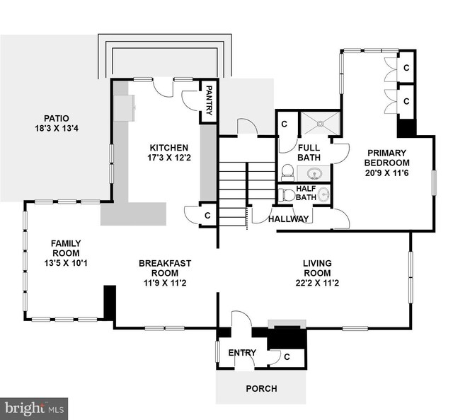 7812 Takoma Ave, Takoma Park, MD 20912 - room layout