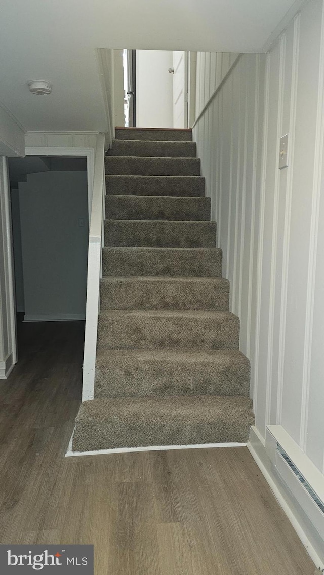 3563 Holmead Pl NW, Washington, DC 20010 - staircase with wood finished floors