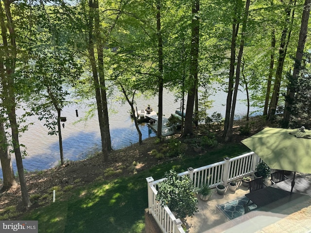 property view of water