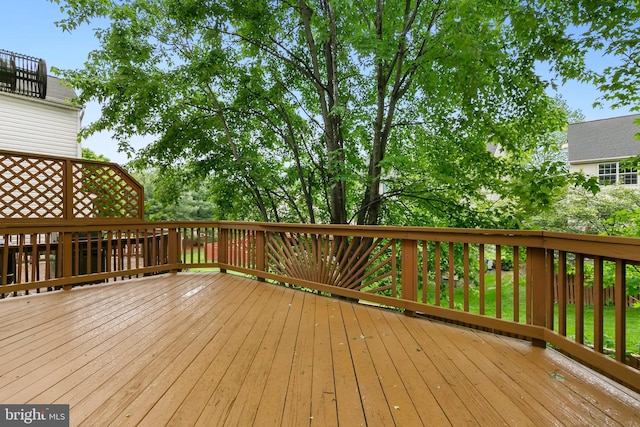 5830 Shady Oak Ln, Elkridge, MD 21075 - view of deck