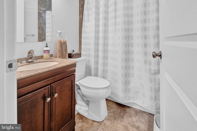 1823 Swansea Rd, Baltimore, MD 21239 - full bathroom with a shower with shower curtain, toilet, and vanity