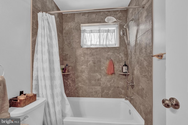 1823 Swansea Rd, Baltimore, MD 21239 - bathroom featuring shower / tub combo and toilet