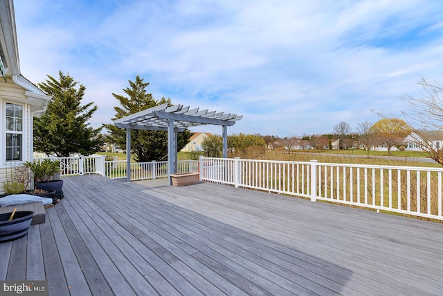10 Cavendish Ct, Rehoboth Beach, DE 19971 - deck featuring a pergola
