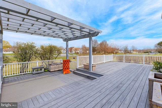 10 Cavendish Ct, Rehoboth Beach, DE 19971 - deck featuring a pergola