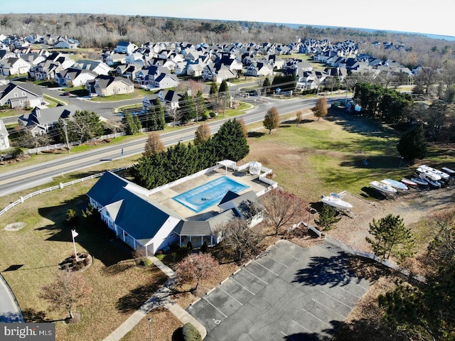10 Cavendish Ct, Rehoboth Beach, DE 19971 - aerial view of residential area featuring a pool