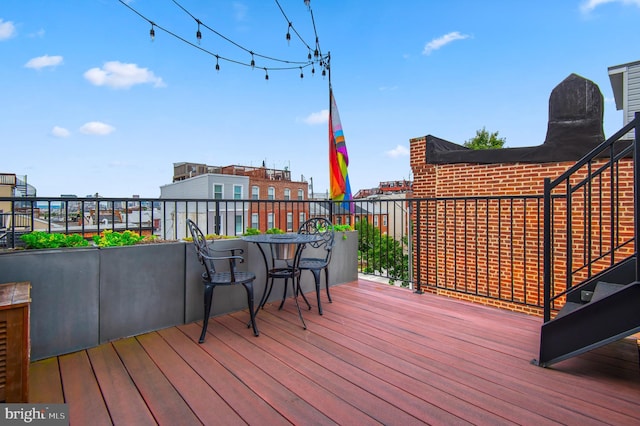 view of deck