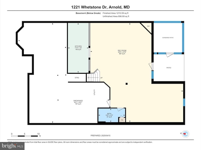 1221 Whetstone Dr, Arnold, MD 21012 - floor plan