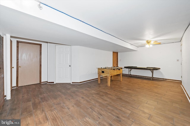 25 Mica St, Townsend, DE 19734 - playroom with baseboards and wood finished floors
