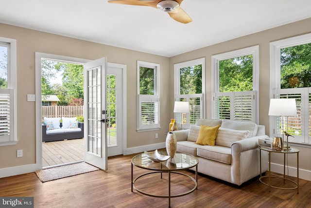 8620 Conover Pl, Alexandria, VA 22308 - sunroom / solarium featuring healthy amount of natural light
