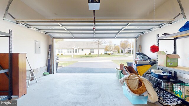 166 Blackburn St, Absecon, NJ 08205 - garage with a garage door opener and electric panel