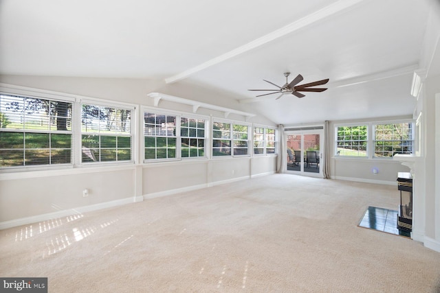 13108 Manor Dr, Mount Airy, MD 21771 - unfurnished sunroom featuring healthy amount of natural light, carpet, and baseboards