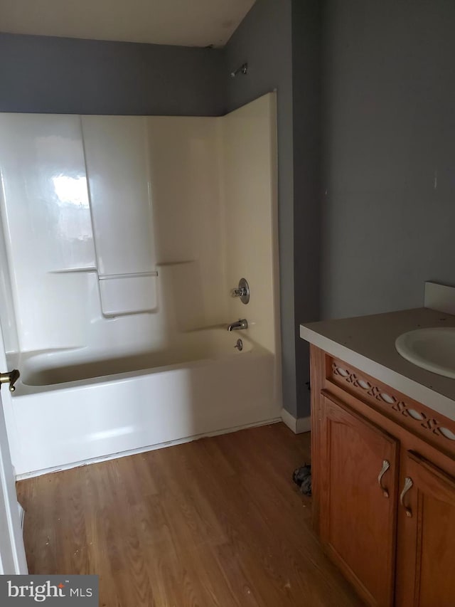 6335 Oxford Rd, Gardners, PA 17324 - full bath with shower / bath combination, vanity, and wood finished floors