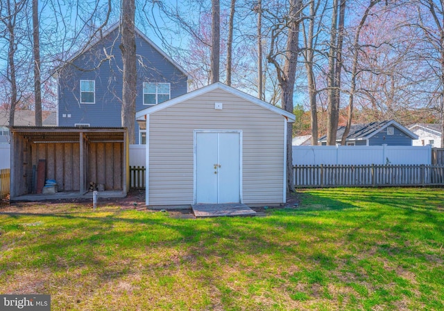 5984 2nd St, Deale, MD 20751 - view of shed featuring fence
